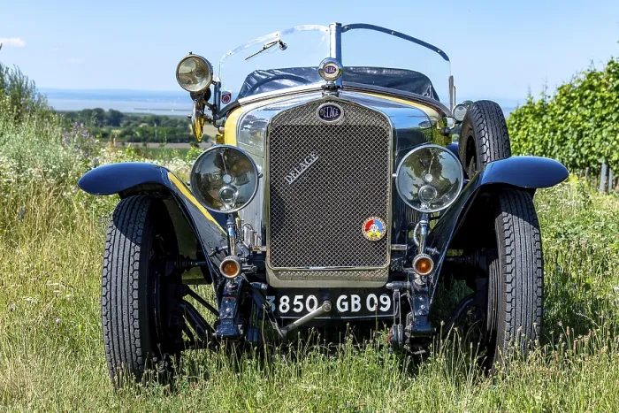 Framed Print : Oldtimer Delage DISS, Roadster