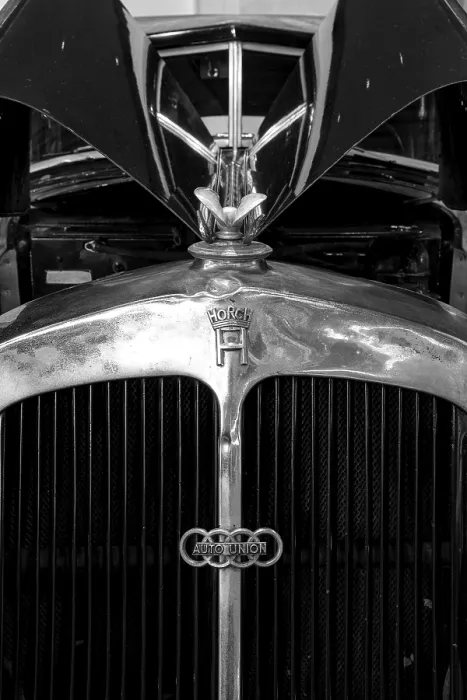Framed Print : Oldtimer detail, AUTO UNION HORCH 853 Framed Print : Oldtimer detail, AUTO UNION HORCH 853