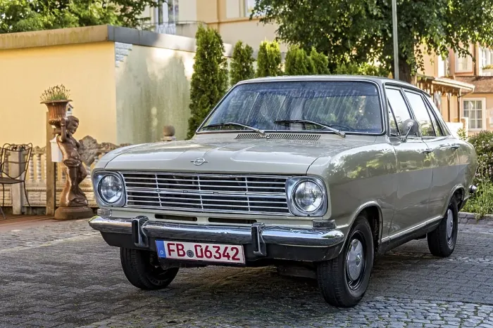 Framed Print : Oldtimer Opel Kadett type B, year of construction from 1965 Framed Print : Oldtimer Opel Kadett type B, year of construction from 1965