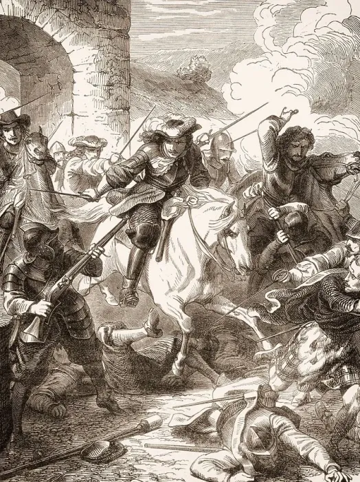 Framed Print : Oliver Cromwell, 1599-1658, Lord Protector of England