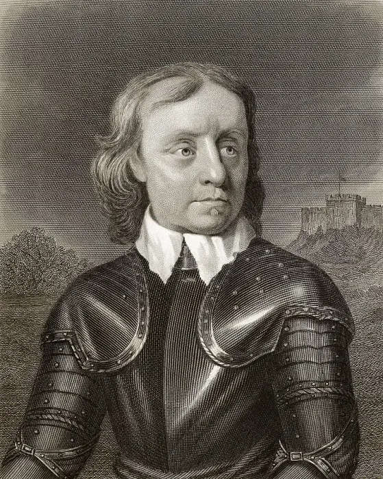 Framed Print : Oliver Cromwell, 1599-1658, Lordprotektor von England