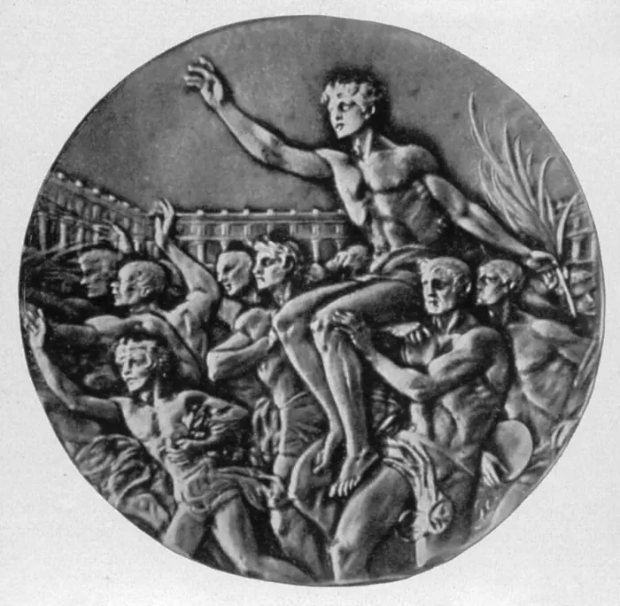 Framed Print : The Olympic medal, reverse Framed Print : The Olympic medal, reverse
