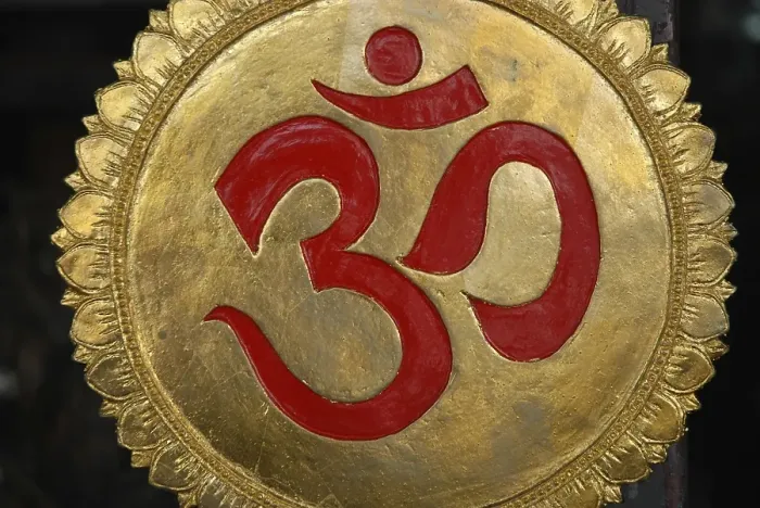 Framed Print : OM sign, Bangkok, Thailand, Asia