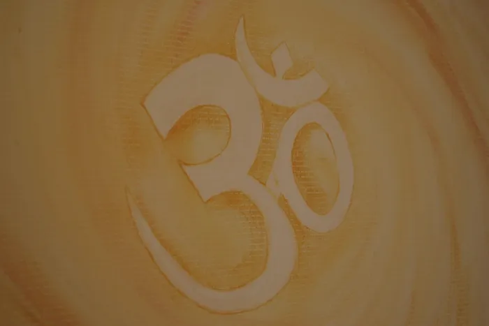 Framed Print : Om - Symbol painted on a wall Framed Print : Om - Symbol painted on a wall
