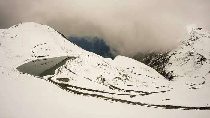 Framed Print : Another onset of winter in May Framed Print : Another onset of winter in May