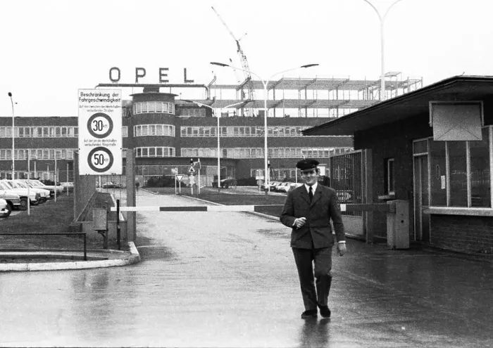 Framed Print : The Opel plant in Bochum, here on 2 February 1972