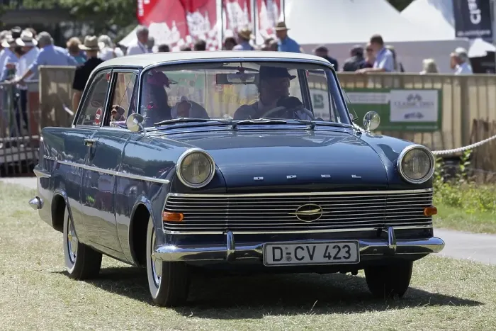 Framed Print : Opel Rekord P2, 1960 model, vintage car