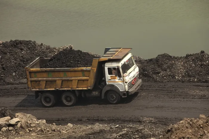 Framed Print : Open cast coal mines of the Mahanadi Coal Fields Limited at Jharsuguda Orissa India Framed Print : Open cast coal mines of the Mahanadi Coal Fields Limited at Jharsuguda Orissa India