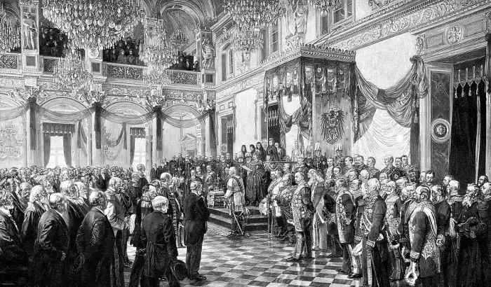 Framed Print : The opening of the German Reichstag