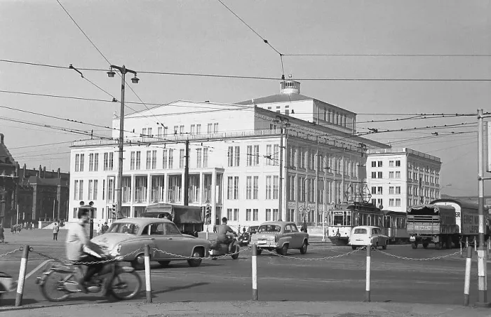 Framed Print : Opera construction site, 1956-1959