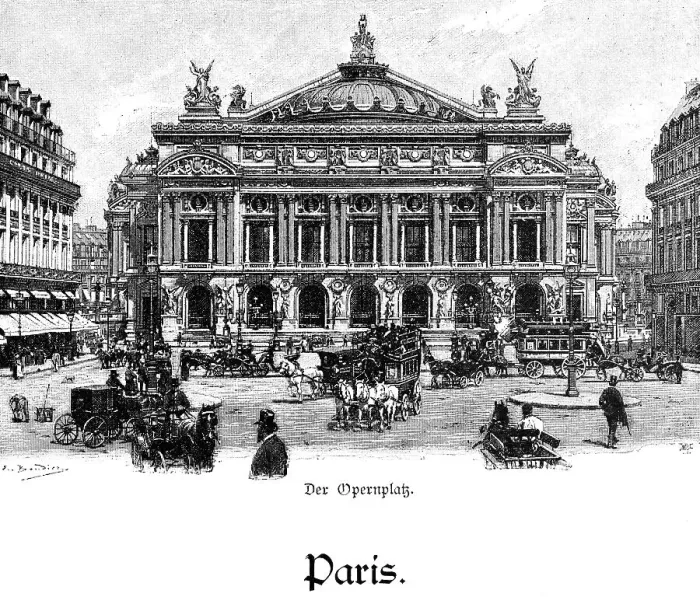Framed Print : Opera Garnier or Palais Garnier