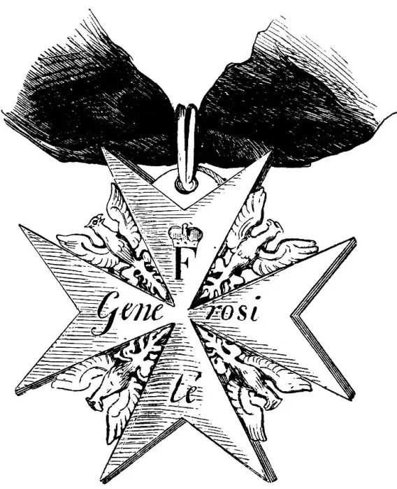 Framed Print : Orden de la Generosite, German Order of Nobility