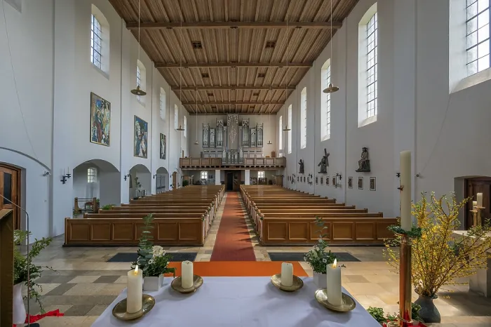 Framed Print : The organ loft, St Mary's is the Catholic parish church Framed Print : The organ loft, St Mary's is the Catholic parish church
