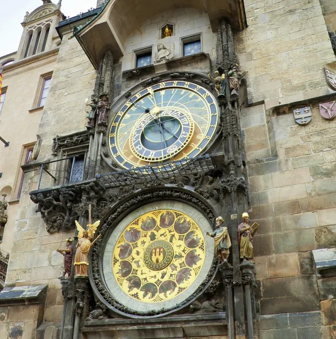 Framed Print : Orloj astronomical clock in Prague in Czech Republic
