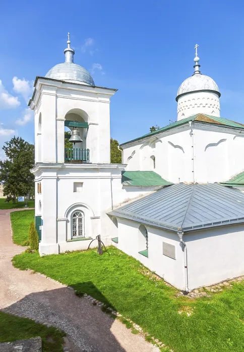 Framed Print : Orthodox church of St. Nicholas at the Izborsk medieval fortress Framed Print : Orthodox church of St. Nicholas at the Izborsk medieval fortress