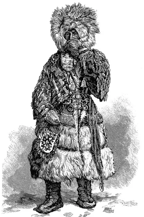 Framed Print : Ostyak man, member of a tribe in Siberia