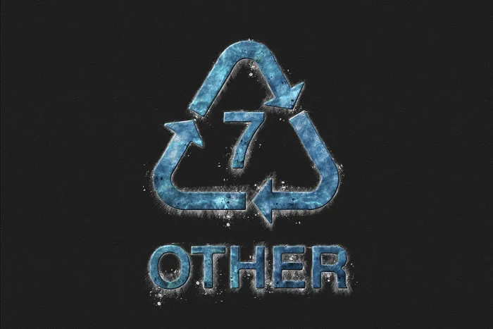 Framed Print : OTHER, Plastic recycling symbol OTHER 7