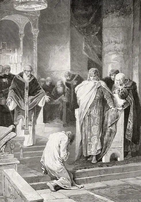 Framed Print : Otto I or Otto the Great, pardoned his brother Henry I Framed Print : Otto I or Otto the Great, pardoned his brother Henry I