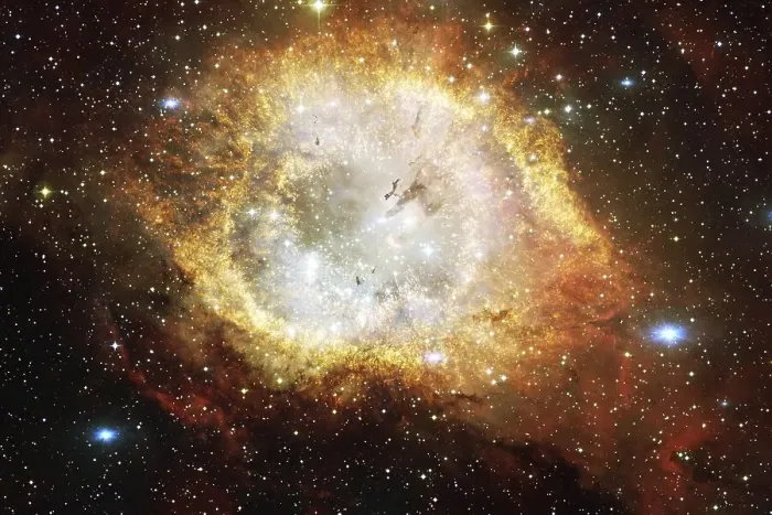 Framed Print : Outer space, cosmic landscape. Nebula Framed Print : Outer space, cosmic landscape. Nebula