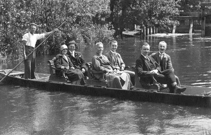 Framed Print : Outing to the Spreewald Forest