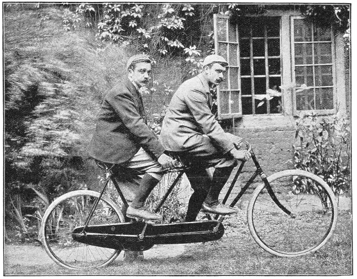 Framed Print : Outstanding English tandem couple