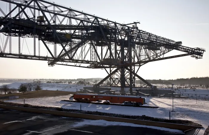 Framed Print : Overburden conveyor bridge F 60