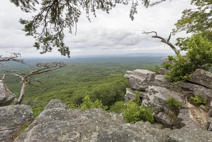 Framed Print : Overlook along the Pulpit Rock Trail in Cheaha State Park Framed Print : Overlook along the Pulpit Rock Trail in Cheaha State Park