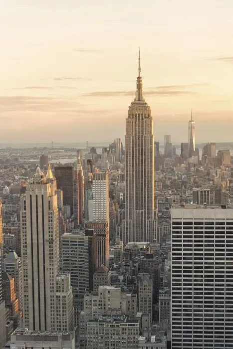 Framed Print : Overview with the Empire State Building