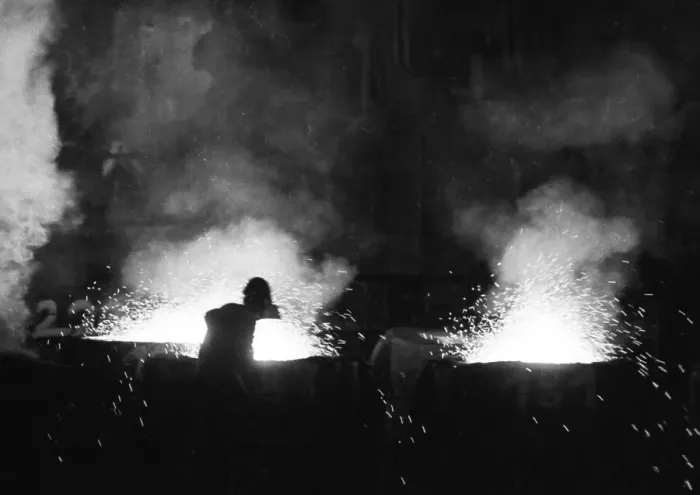 Framed Print : The Oxygen steelworks Phoenix of Hoesch AG on 25