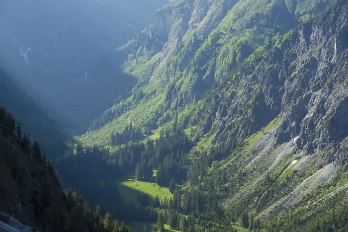 Framed Print : Oytal, a high valley near Oberstdorf