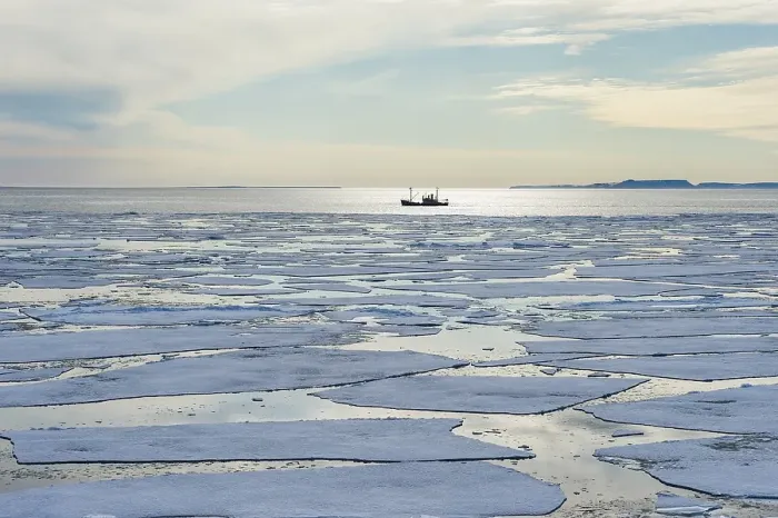 Framed Print : Pack ice, Arctic, Svalbard, Norway, Europe