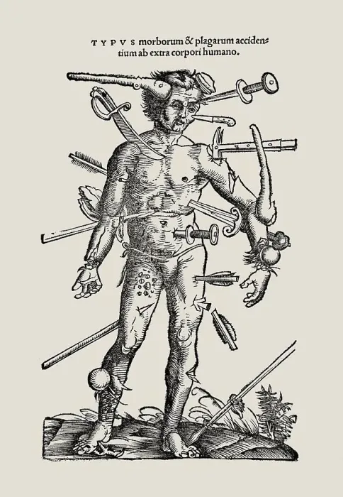 Framed Print : A page of the Physica or Liber simplicis medicinae Framed Print : A page of the Physica or Liber simplicis medicinae