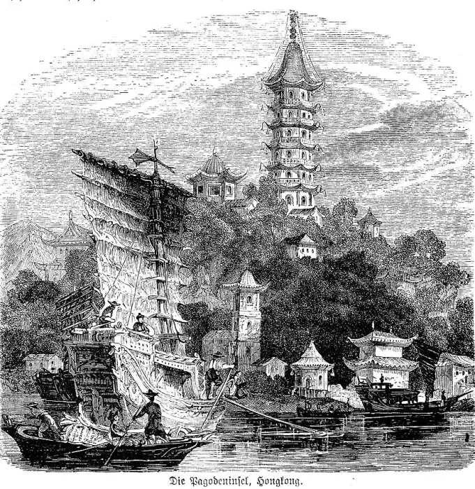 Framed Print : Pagoda Island, pagoda, tower, architecture Framed Print : Pagoda Island, pagoda, tower, architecture