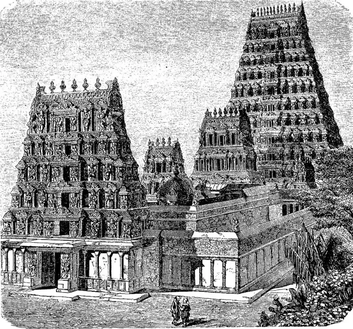 Framed Print : The pagoda, pilgrimage site, of Jagannath