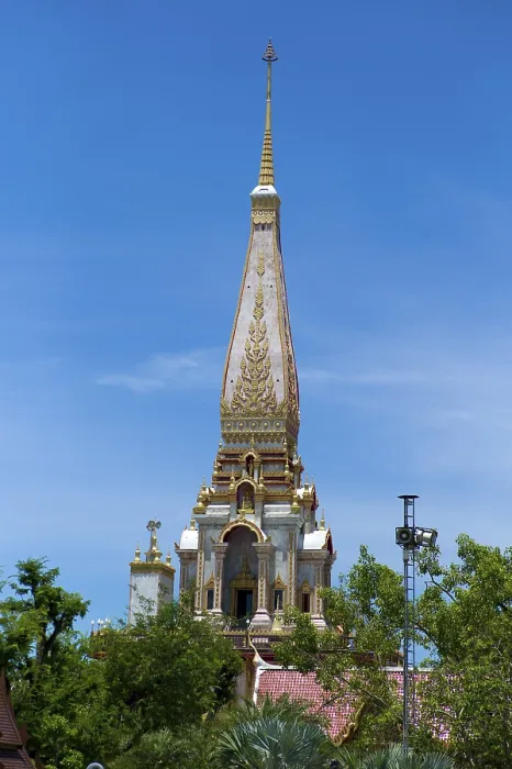 Framed Print : Pagoda, Wat Chalong, Phuket's largest temple