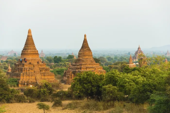Framed Print : Pagodas, temples, stupa, Bagan