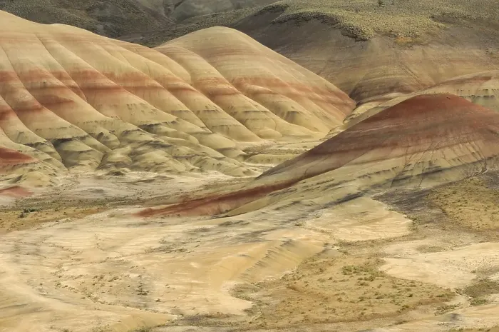 Framed Print : The Painted Hills Unit of the John Day Fossil Beds National Monument
