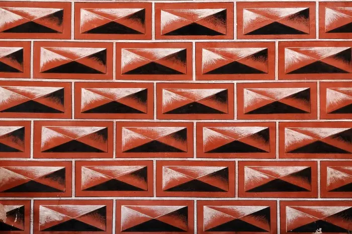 Framed Print : Painted masonry at the Franconian Open Air Museum Framed Print : Painted masonry at the Franconian Open Air Museum