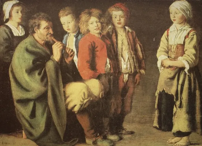 Framed Print : Painting by Antoine Le Nain (born around 1588 in Laon)