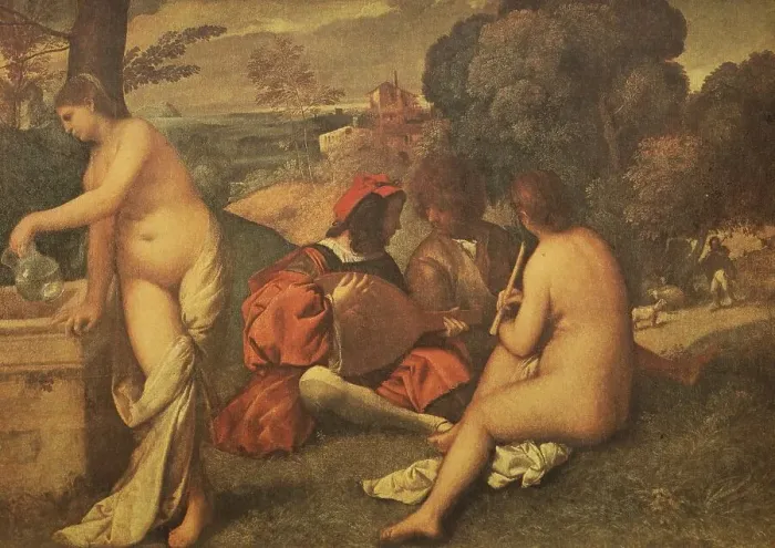 Framed Print : Painting by Giorgione, full name Giorgio da Castelfranco Framed Print : Painting by Giorgione, full name Giorgio da Castelfranco