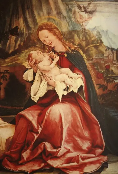 Framed Print : Painting by Matthias Gruenewald (born around 1480) Framed Print : Painting by Matthias Gruenewald (born around 1480)