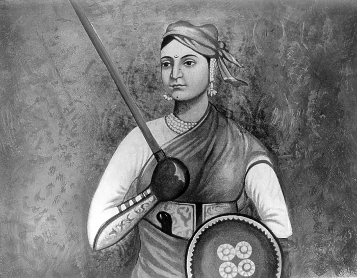 Framed Print : Painting of Rani lakshmibai