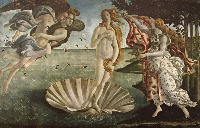 Framed Print : Painting by Sandro Botticelli (born 1 March 1445 in Florence)