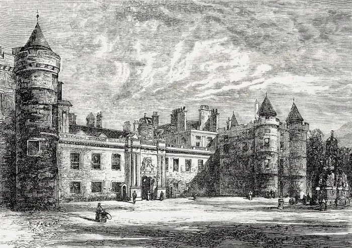 Framed Print : Palace of Holyroodhouse, Westfront