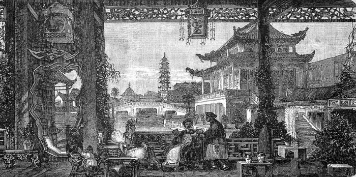 Framed Print : Palace of a Rich Chinese in Peking Framed Print : Palace of a Rich Chinese in Peking