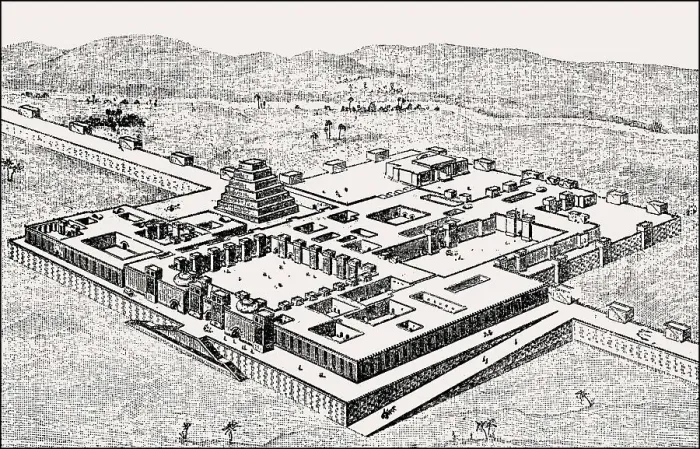 Framed Print : Palace of Sargon II of Assyria at Dur-Sharrukin Framed Print : Palace of Sargon II of Assyria at Dur-Sharrukin