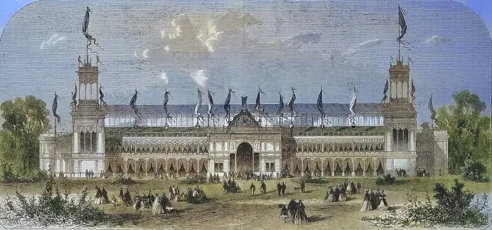 Framed Print : The Palace of the Third Schuetzenfest in Vienna Framed Print : The Palace of the Third Schuetzenfest in Vienna