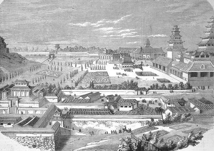 Framed Print : The Palace of Taicoun a Jeddo, Emperor of Tokyo Framed Print : The Palace of Taicoun a Jeddo, Emperor of Tokyo