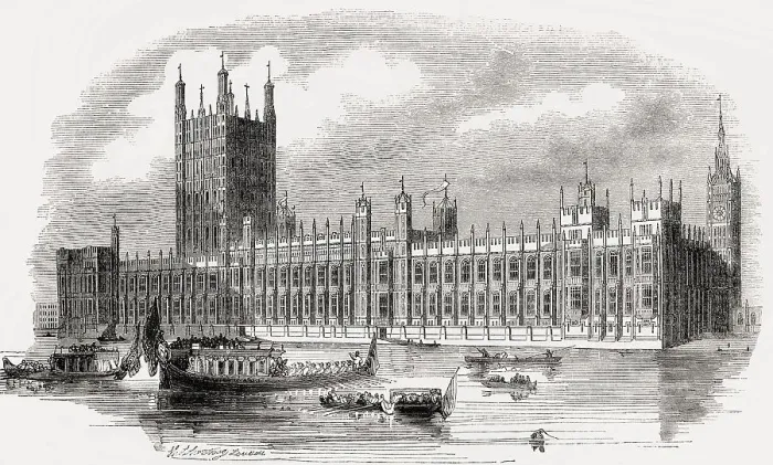 Framed Print : Palace of Westminster, Houses of Parliament Framed Print : Palace of Westminster, Houses of Parliament