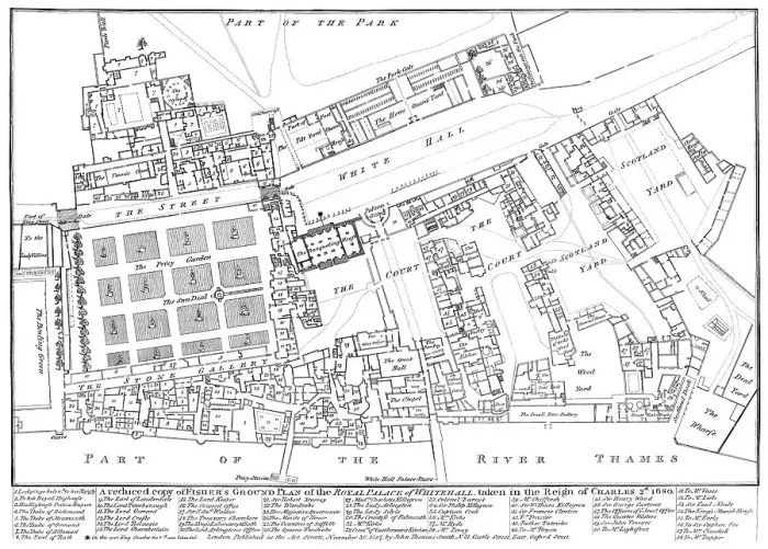 Framed Print : The palace of Whitehall, Westminster